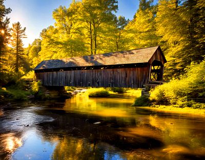 Covered Bridge Download Jigsaw Puzzle