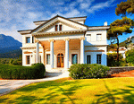 Greek Revival Mansion Download Jigsaw Puzzle