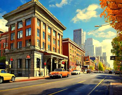 City Street Download Jigsaw Puzzle