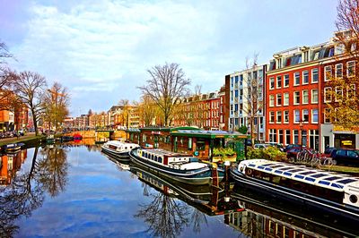 Canal Boats Download Jigsaw Puzzle