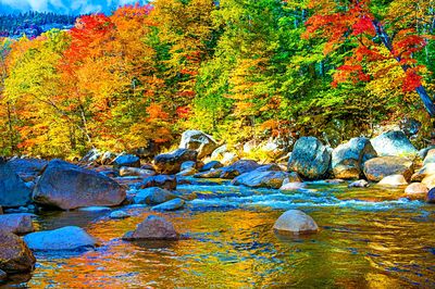 Autumn River Download Jigsaw Puzzle