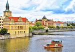 Boat, Prague Download Jigsaw Puzzle