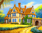 English Country Manor  Download Jigsaw Puzzle