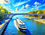 Tour Boat Download Jigsaw Puzzle