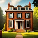 Georgian-Style House Download Jigsaw Puzzle