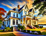 Cape Cod Mansion Download Jigsaw Puzzle