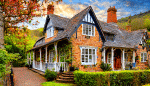 Carraway-Style Cottage  Download Jigsaw Puzzle