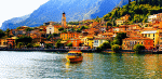 Italian Lakeside Village Download Jigsaw Puzzle