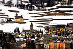 Snowy Alpine Village Download Jigsaw Puzzle