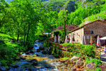 Mountain Village Stream Download Jigsaw Puzzle