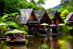 Wooden Stilt Cabins Download Jigsaw Puzzle