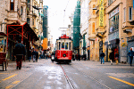 Red Tram, Istanbul Download Jigsaw Puzzle