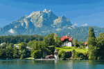 Pilatus and Lake Lucerne, Switzerland Download Jigsaw Puzzle