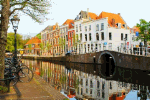 Canal, Leiden Download Jigsaw Puzzle