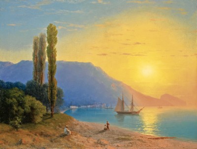 Sunset over Yalta Download Jigsaw Puzzle