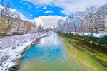 Isar River, Munich Download Jigsaw Puzzle