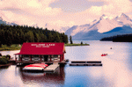 Maligne Lake, Canada Download Jigsaw Puzzle
