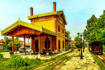 Railway Station, Greece Download Jigsaw Puzzle