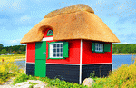 Beach House, Denmark Download Jigsaw Puzzle
