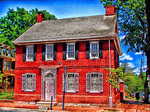 Colonial House, Pennsylvania Download Jigsaw Puzzle
