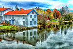 Canal, Norway Download Jigsaw Puzzle