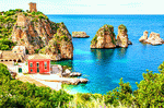 Coast, Sicily Download Jigsaw Puzzle