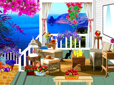 Porch Painting Download Jigsaw Puzzle