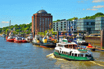 Boats, Hamburg Download Jigsaw Puzzle