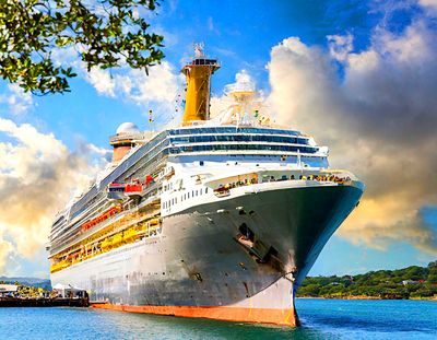 1950s Ocean Liner Download Jigsaw Puzzle